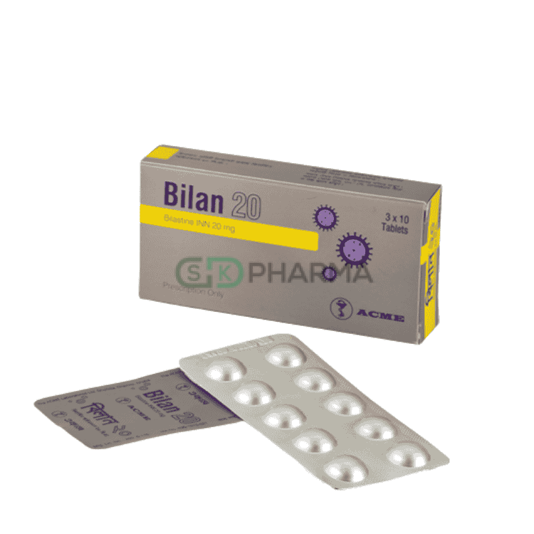 Bilan Tablet 20 mg (Bilastine)