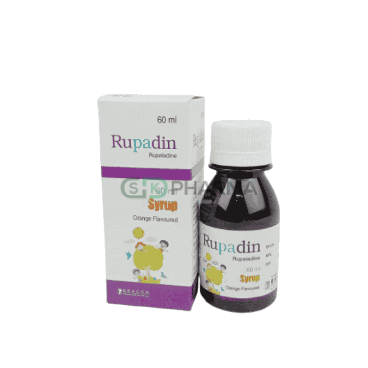 Rupadin Oral Solution 5 mg/5 ml (Rupatadine Fumarate)