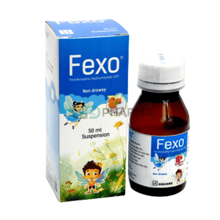 Fexo Suspension 30 mg/5 ml (Fexofenadine Hydrochloride)