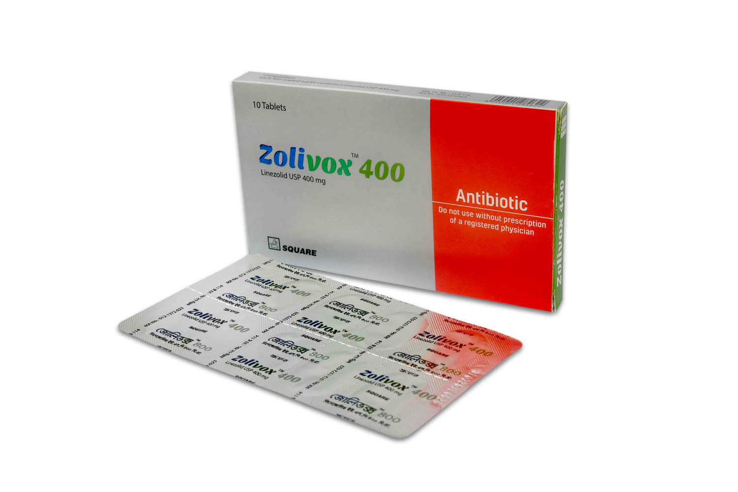 Zolivox Tablet, Linezolid 400 mg
