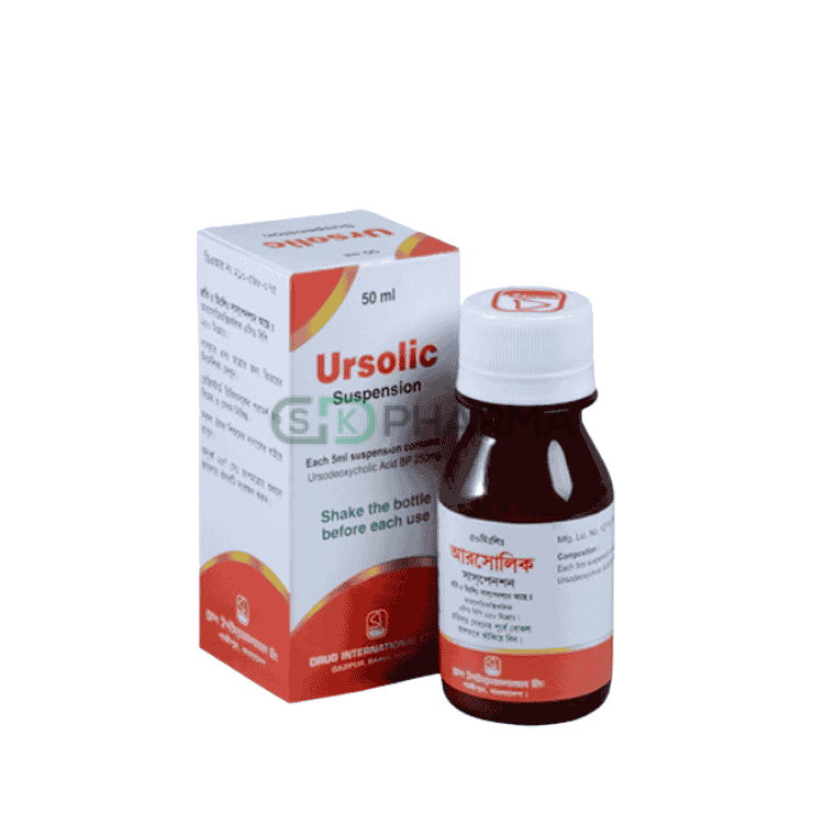 Ursolic Suspension 250 mg/5 ml (Ursodeoxycholic Acid)
