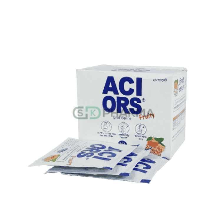 ACI ORS Fruity Oral Powder 10 gm (Oral rehydration salt)