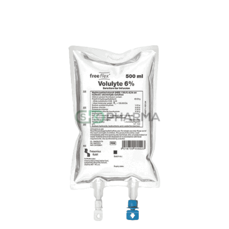 Volulyte Injection 6%+0.9% (Hydroxyethyl Starch + Sodium Chloride)