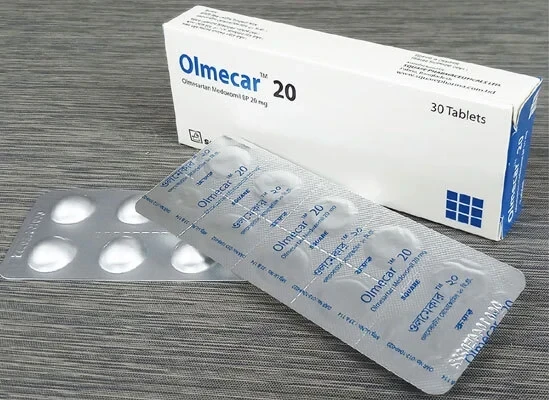 Olmecar Tablet, Olmesartan Medoxomil 20 mg