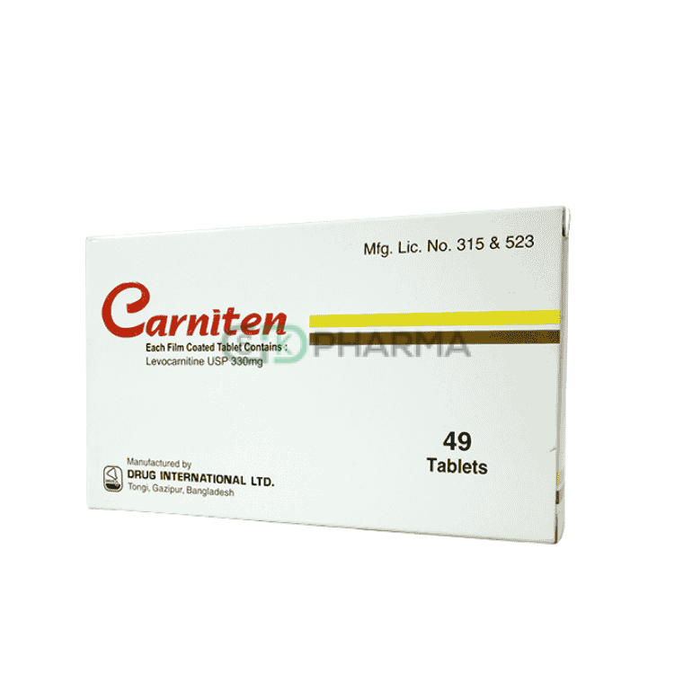 Carniten Tablet 330 mg (Levocarnitine)