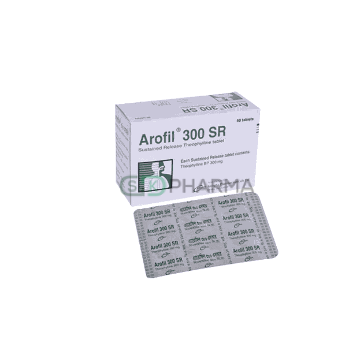 Arofil SR Tablet 300 mg (Theophylline)