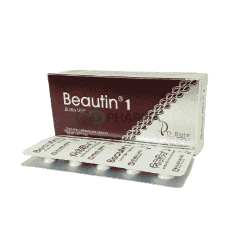Beautin Tablet 1000 mcg (Biotin)