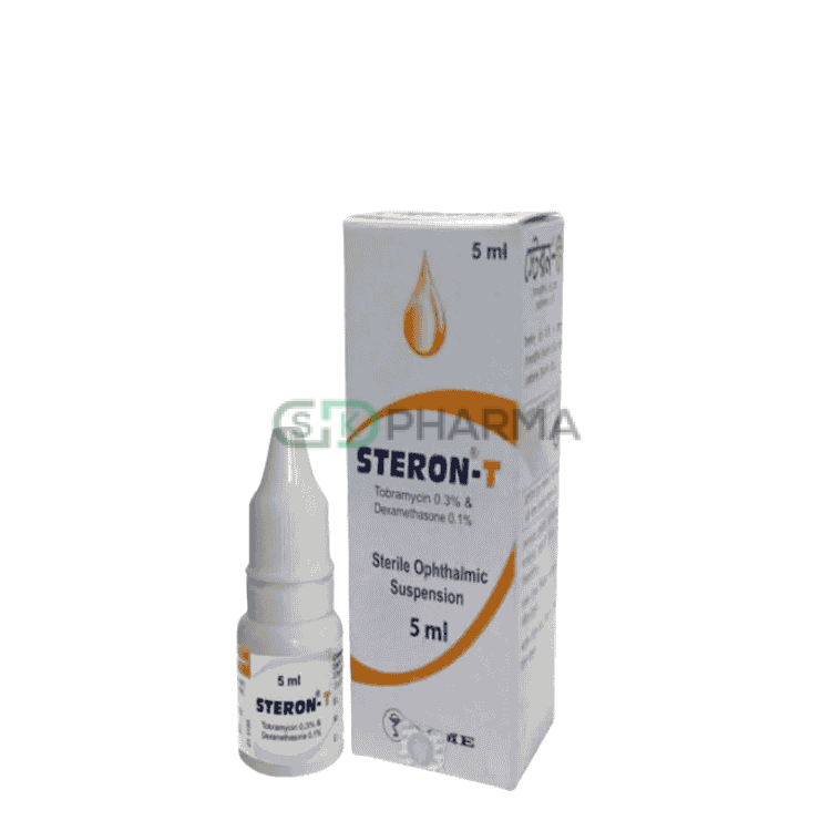 Steron-T Eye Drop 0.1%+0.3% (Dexamethasone + Tobramycin)
