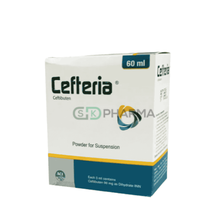 Cefteria Suspension 90 mg/5 ml (Ceftibuten Dihydrate)
