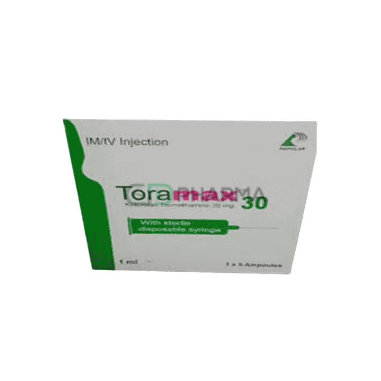 Toramax Injection 30 mg/ml (Ketorolac Tromethamine)