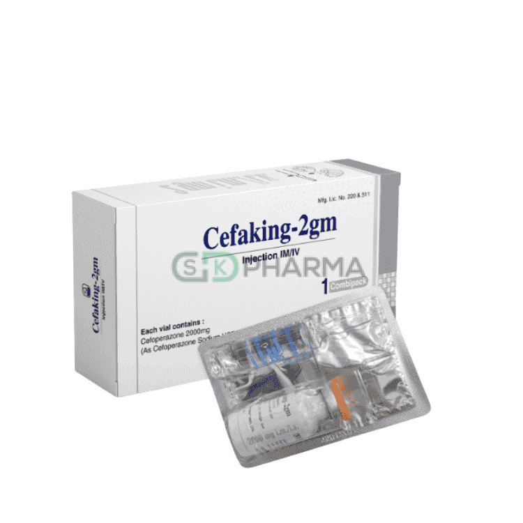 Cefaking Injection 2 gm/vial (Cefoperazone Sodium)