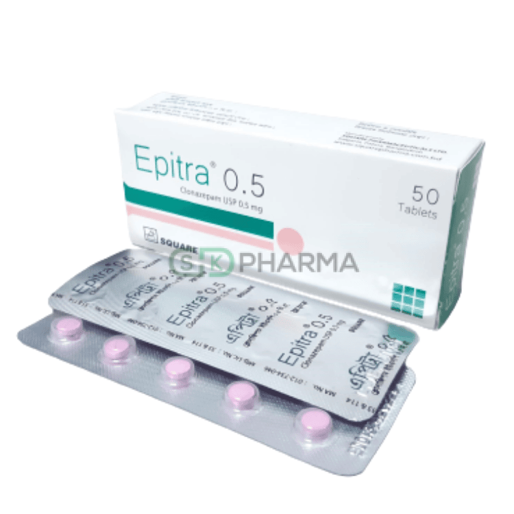 Epitra Tablet 0.5 mg (Clonazepam)