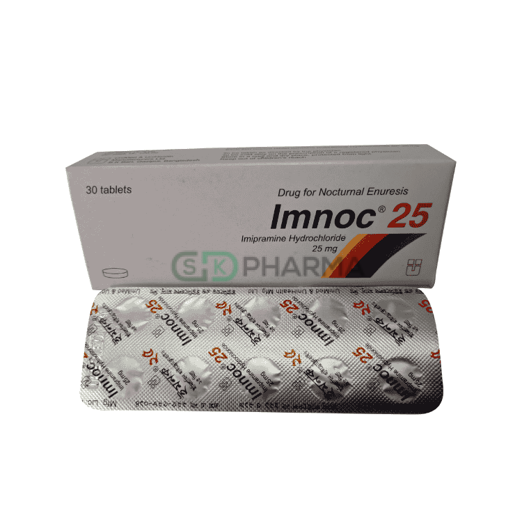Imnoc Tablet 25 mg (Imipramine Hydrochloride)
