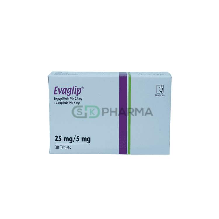 Evaglip Tablet 25 mg+5 mg (Empagliflozin + Linagliptin)