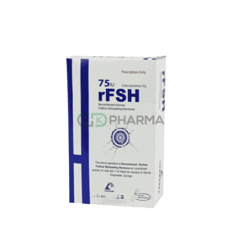 rFSH Injection 75 IU/vial (Recombinant Follicle Stimulating Hormone (rFSH))