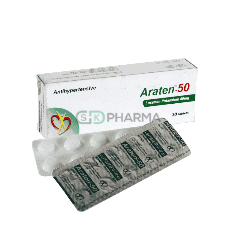 Araten Tablet 50 mg (Losartan Potassium)