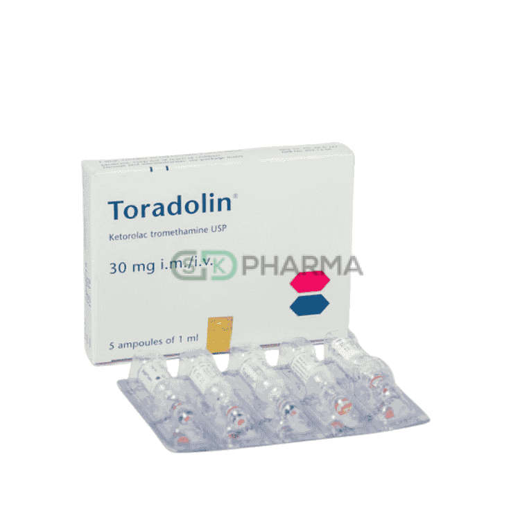 Toradolin Injection 30 mg/ml (Ketorolac Tromethamine)