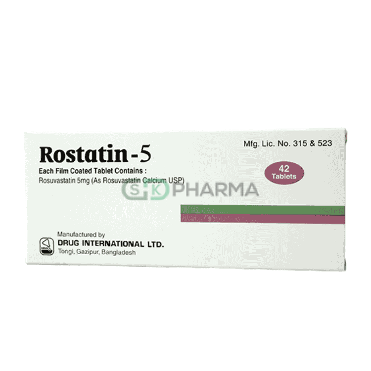 Rostatin Tablet 5 mg (Rosuvastatin Calcium)