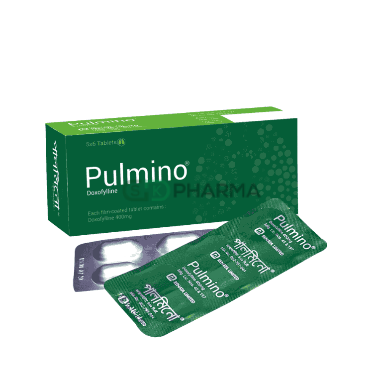 Pulmino Tablet 400 mg (Doxophylline)