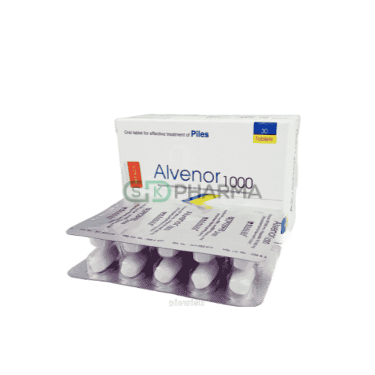 Alvenor Tablet 900 mg+ 100 mg (Diosmin + Hesperidin)