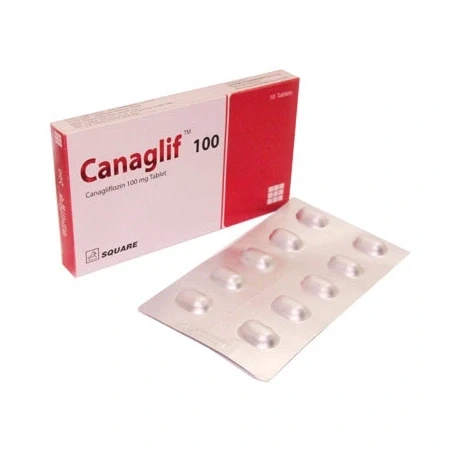 Canaglif Tablet,  Canagliflozin Hemihydrate 100 mg