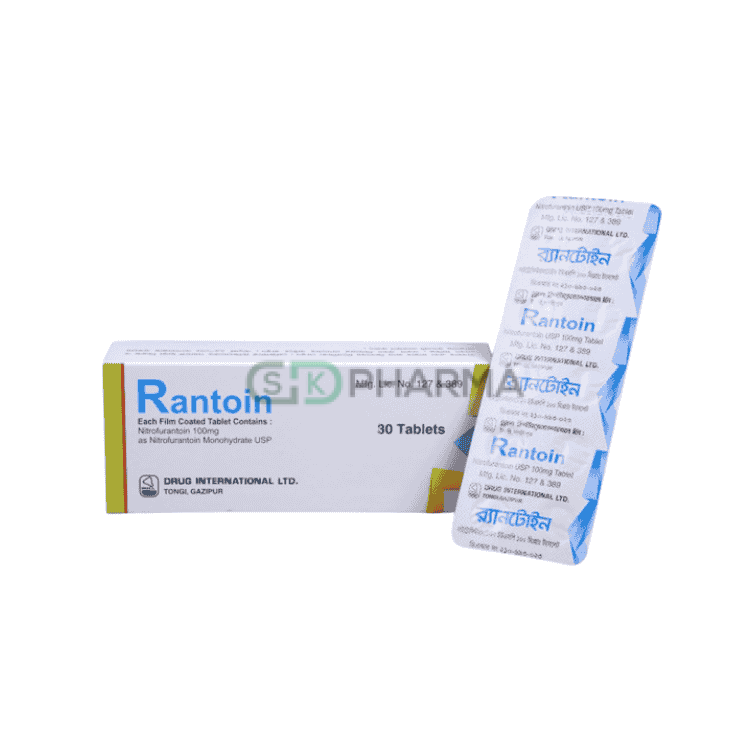 Rantoin Tablet 100 mg (Nitrofurantoin)