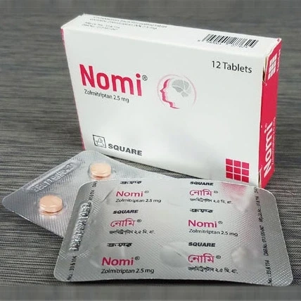 Nomi Tablet, Zolmitriptan 2.5 mg