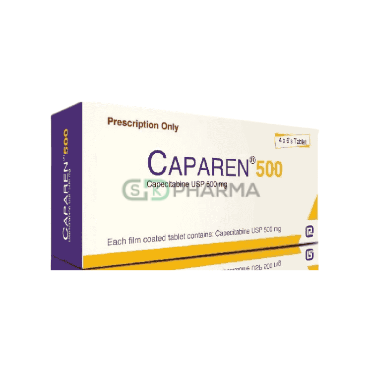 Caparen Tablet 500 mg (Capecitabine)