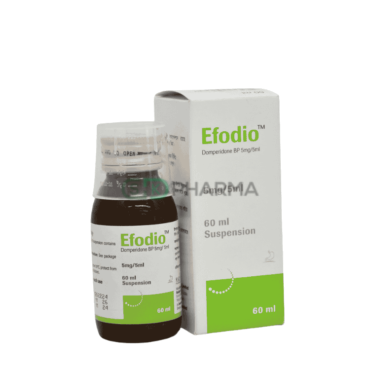 Efodio Suspension 5 mg/5 ml (Domperidone Maleate)