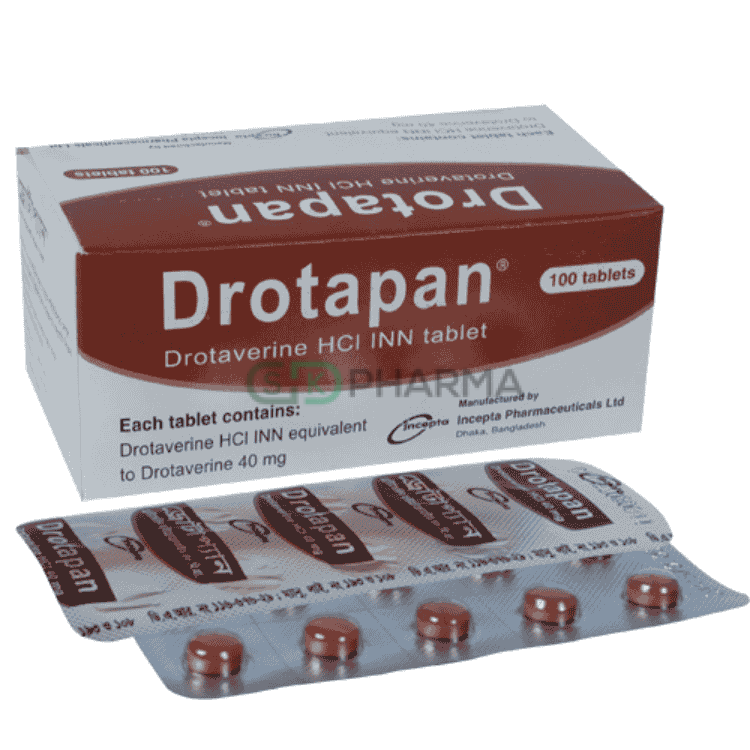 Drotapan Tablet 40 mg (Drotaverine Hydrochloride)