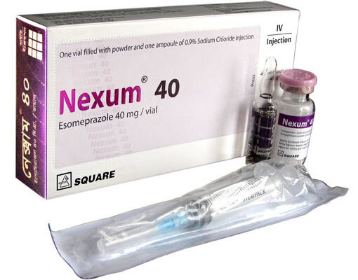 Nexum IV Injection, Esomeprazole 40 mg/vial