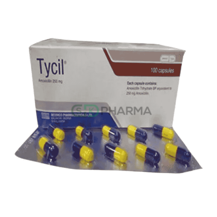 Tycil Capsule 250 mg (Amoxicillin Trihydrate)