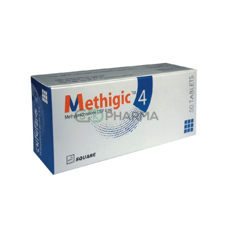 Methigic Tablet 4 mg (Methylprednisolone)