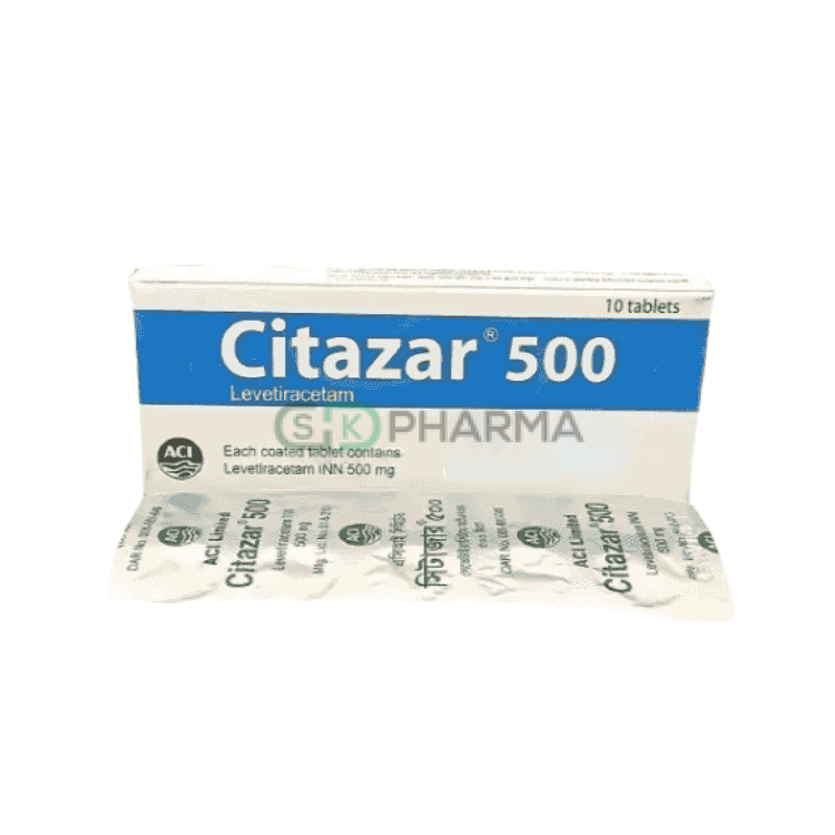 Citazar Tablet 500 mg (Levetiracetam)