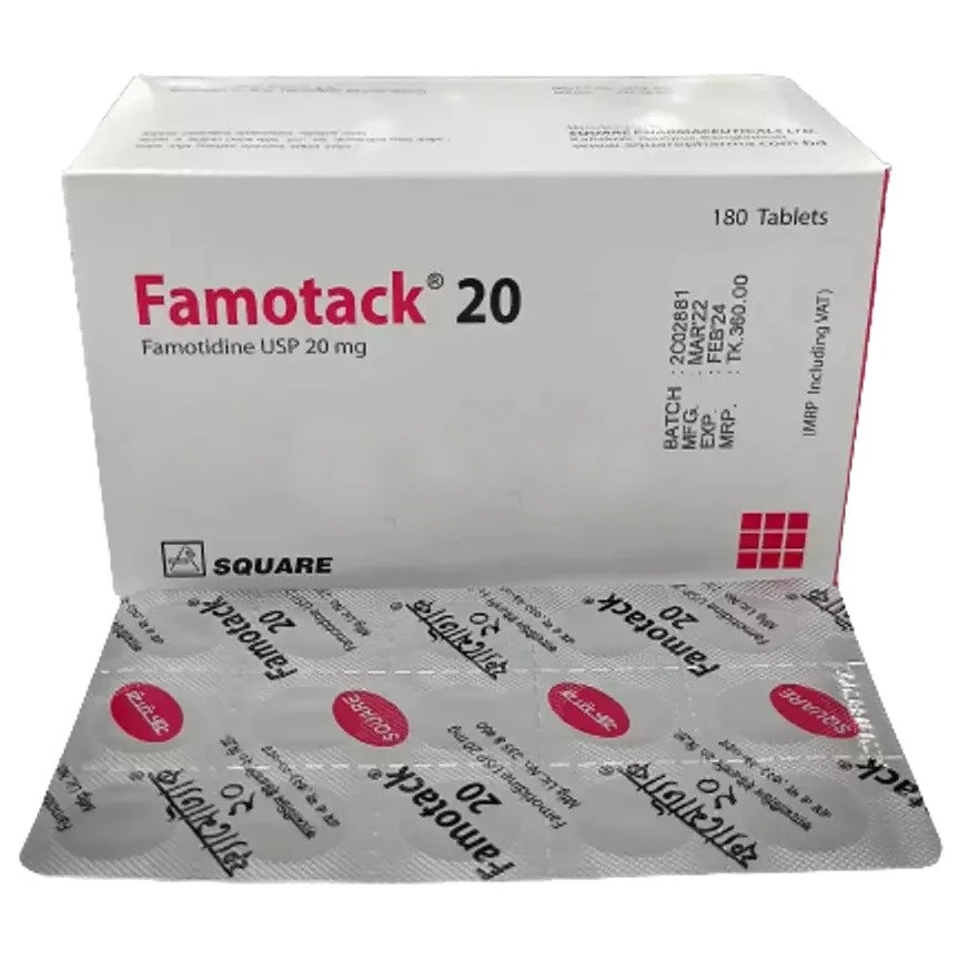 Famotack Tablet, Famotidine 20 mg