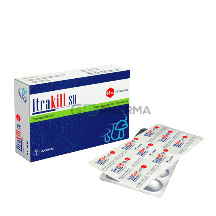 Itrakill SB Capsule 65 mg (Itraconazole)