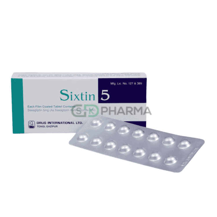 Sixtin Tablet 5 mg (Saxagliptin)