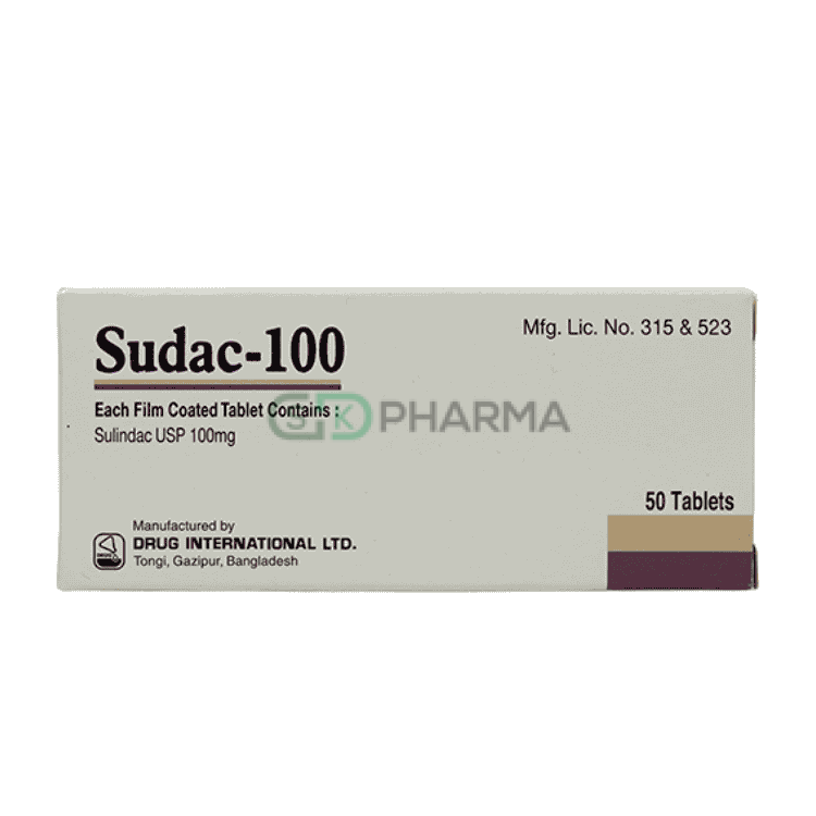Sudac Tablet 100 mg (Sulindac)