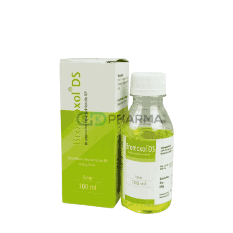 Bromoxol DS Syrup 8 mg/5 ml (Bromhexine Hydrochloride)