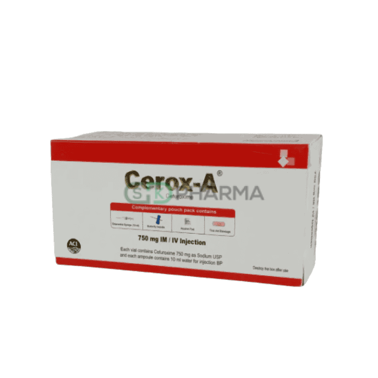 Cerox-A Injection 750 mg/vial (Cefuroxime Axetil)