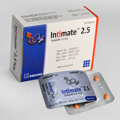 Intimate Tablet, Tadalafil 2.5 mg