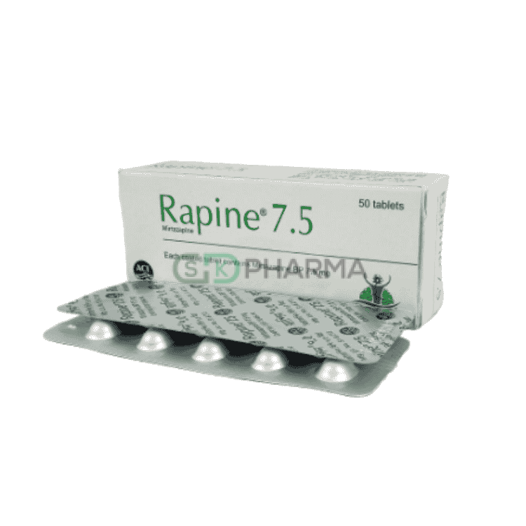 Rapine Tablet 7.5 mg (Mirtazapine)