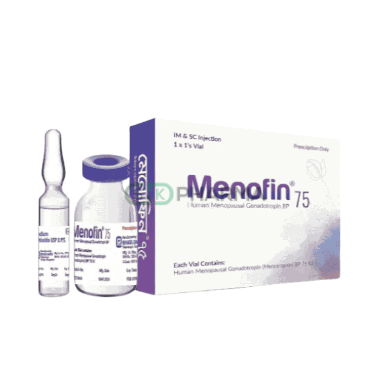 Menofin Injection 75 IU/vial H(uman Menopausal Gonadotrophin)