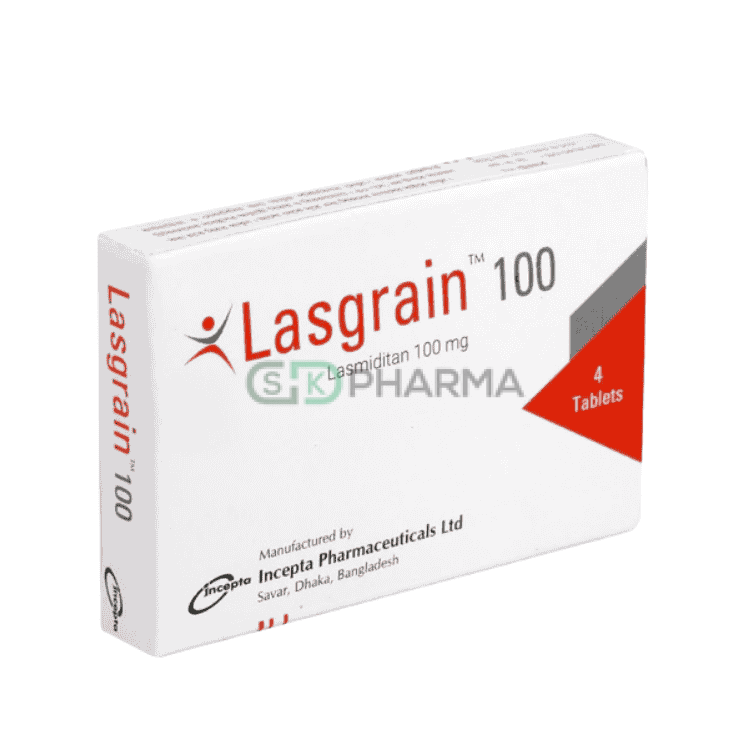 Lasgrain Tablet 100 mg (Lasmiditan Hemisuccinate)
