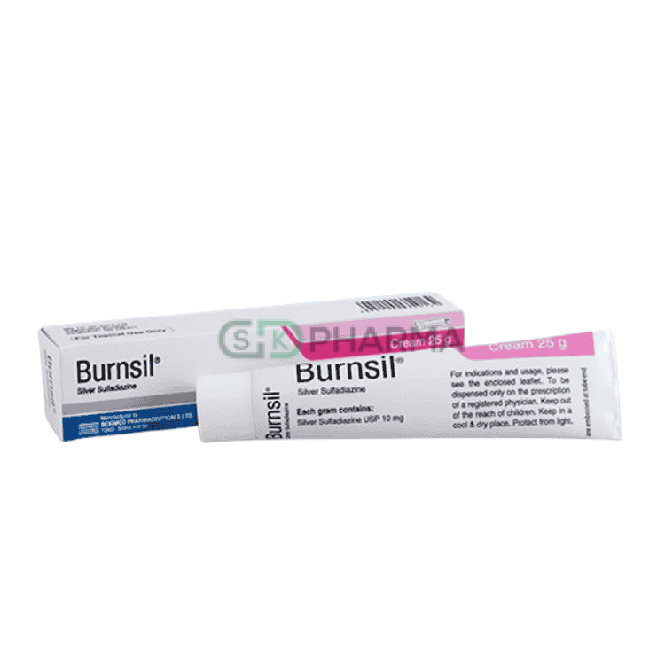 Burnsil Cream 1% (Silver Sulfadiazine)