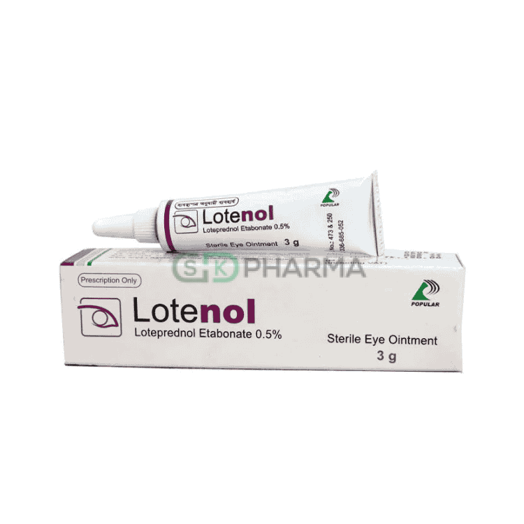 Lotenol Eye Ointment 0.50% (Loteprednol Etabonate)