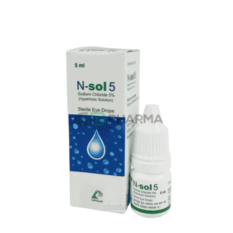 N-Sol 5 Eye Drop 5% (Sodium Chloride (Ophthalmic))