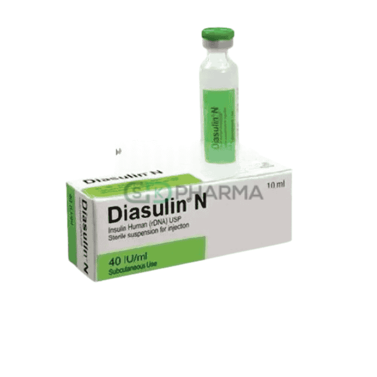 Diasulin N Injection 40 IU/ml (Insulin Human [rDNA])