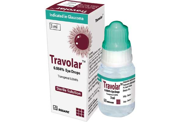 Travolar Ophthalmic Solution 3 ml, Travoprost 0.004%