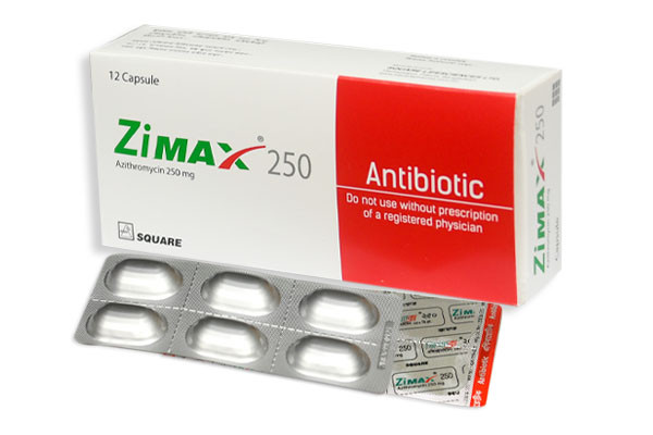 Zimax Capsule, Azithromycin Dihydrate 250 mg